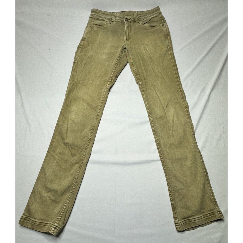 PrAna Men's Khaki Slim Fit Tapered Leg Denim Jeans - Size 32X32.5*